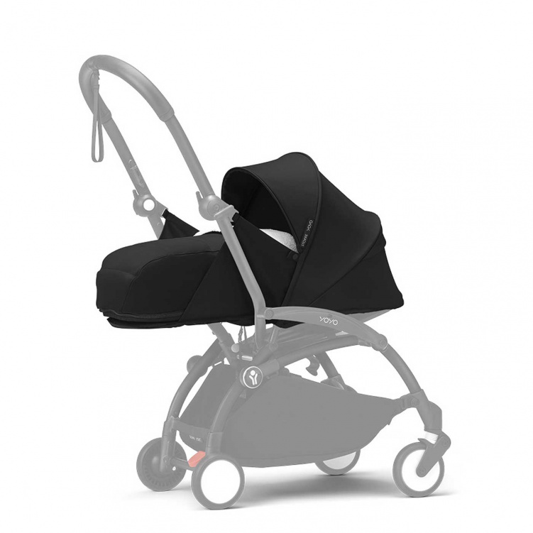 Stokke YOYO3 Newborn Pack 0+, Svart i gruppen Barnvagnar / Varumärken / Stokke / Stokke YOYO hos Bonti (STOK646203)