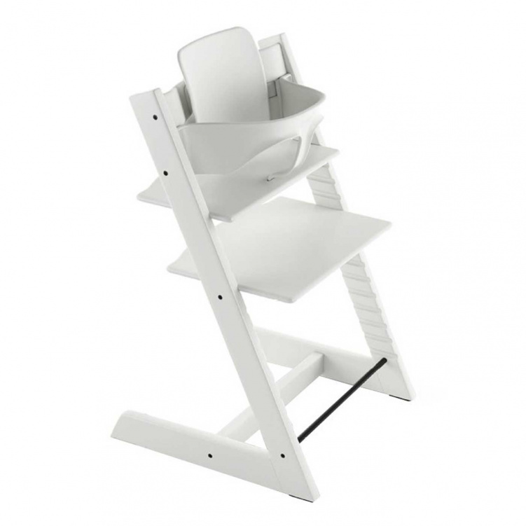 Stokke Tripp Trapp stol + Bygel Vit i gruppen Möbler och inredning / Matstolar och tillbehör / Stokke Tripp Trapp hos Bonti (STOK684700)