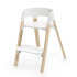 Stokke Steps Matstolspaket White/Natural i gruppen Möbler och inredning / Matstolar och tillbehör hos Bonti (STOK692600)