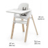 Stokke Steps Matstolspaket White/Natural i gruppen Möbler och inredning / Matstolar och tillbehör hos Bonti (STOK692600)