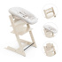 Stokke Tripp Trapp Stol + Bygel + Newborn Set Vanilla White i gruppen Möbler och inredning / Matstolar och tillbehör / Stokke Tripp Trapp hos Bonti (STOK697500)