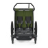 Thule Chariot Cab2 Multisportvagn Cypress Green i gruppen Barnvagnar / Varumärken / Thule / Thule Chariot hos Bonti (THUL10204021)