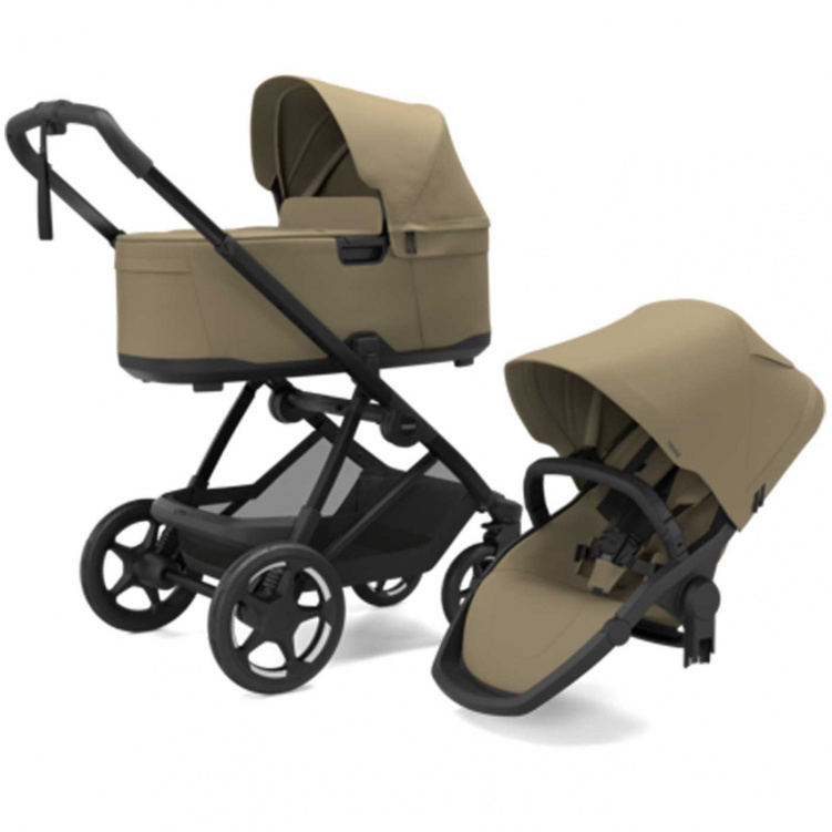 Thule Charm Duovagn 2-in-1 Faded Khaki i gruppen Barnvagnar / Varumärken / Thule hos Bonti (THUL11500506)