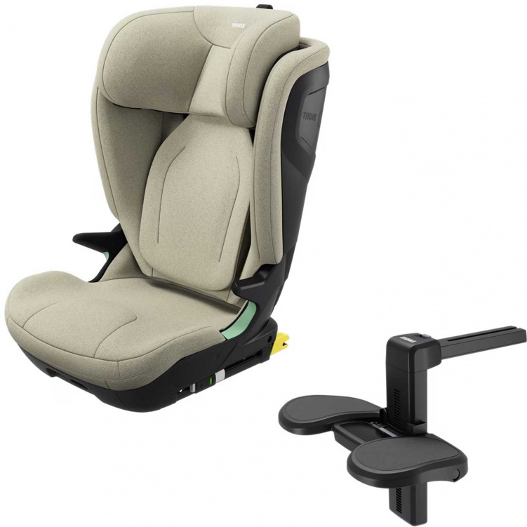Thule Palm Bältesstol + Fotstöd Beige i gruppen Bilbarnstolar / Varumärken / Thule hos Bonti (THUL99000115)