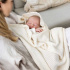 Vinter & Bloom Soft Grid EKO Gallerfilt Pearl White i gruppen Babytillbehör / Sova / Babyfiltar hos Bonti (VIBL40002-25)