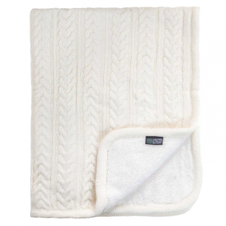 Vinter & Bloom Filt Cuddly Ivory i gruppen Babytillbehör / Sova / Babyfiltar hos Bonti (VIBL40032-1)