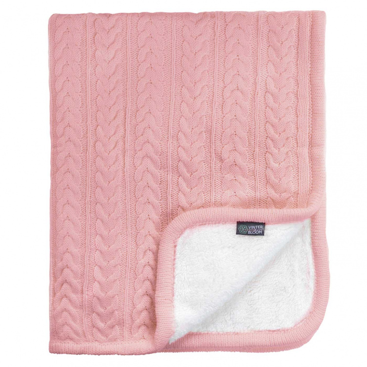 Vinter & Bloom Cuddly Filt Dusty Rose i gruppen Babytillbehör / Sova / Babyfiltar hos Bonti (VIBL40032-8)