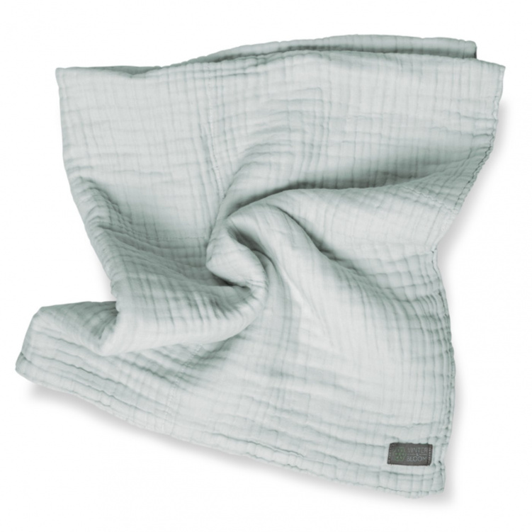 Vinter & Bloom Filt Muslin Eko Sage Green i gruppen Babytillbehör / Sova / Babyfiltar hos Bonti (VIBL40044-1)