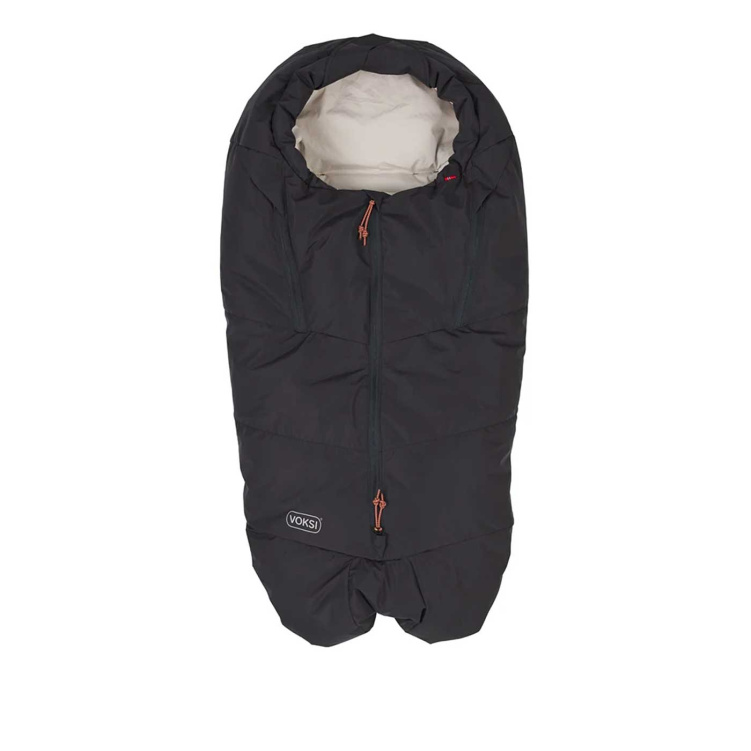 Voksi Åkpåse Adventure Black i gruppen Barnvagnar / Barnvagnstillbehör / Åkpåsar hos Bonti (VOKS11028937-Black-Seashe)