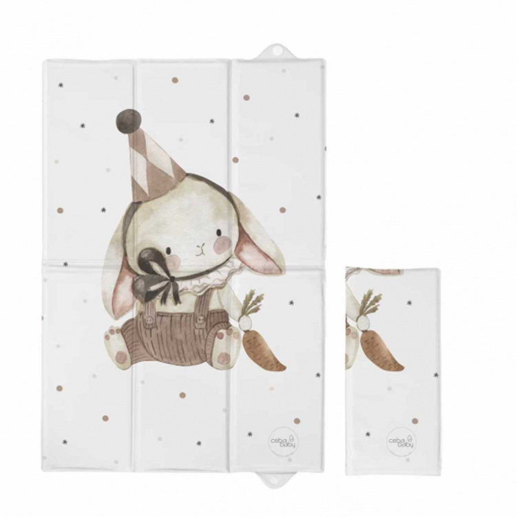 Ceba Hopvikbar skötbädd 40 x 60 cm Clown Bunny i gruppen Babytillbehör / Sköta / Skötdynor hos Bonti (W-305-000-751)